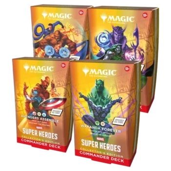 Magic: The Gathering - Marvel Super Heroes Collector's Edition Commander Deck (set van 4)