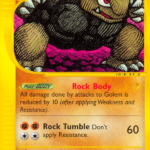 Golem Holo Rare (49/165) Expidition Base Set - GD/EX
