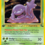 Muk Rare (13/62) Fossil 1st ed - GD