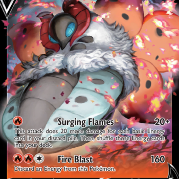 Volcarona V Holo Rare V (21/203) swsh7