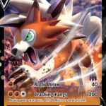 Lycanroc V Holo Rare V (91/203) swsh7