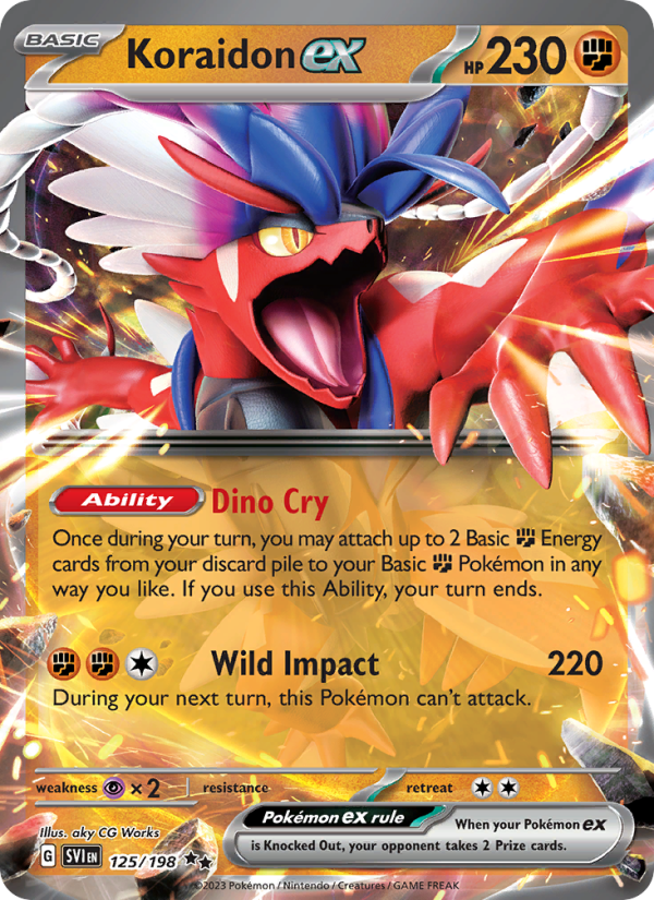 Koraidon ex Double rare (125/198) sv01 - Bescards