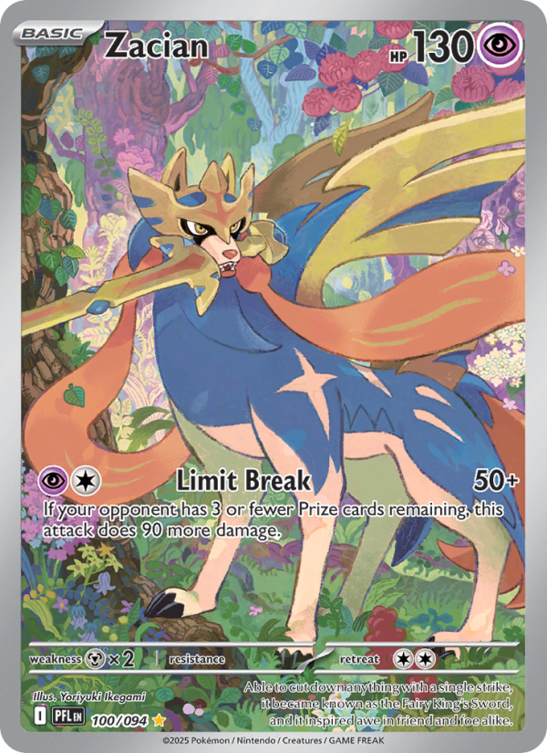 7065-me02-100-Zacian-Illustration-rare-100-94-me02 Zacian Illustration rare (100/94) me02 - Afbeelding 1