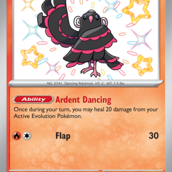 Oricorio Shiny rare (113/91) Paldean Fates