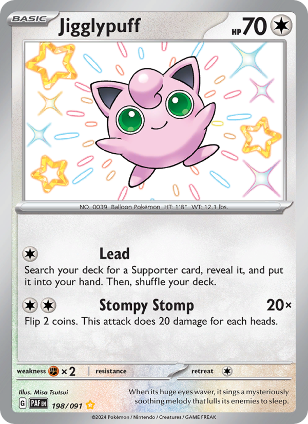 8620-sv04-5-198-Jigglypuff-Shiny-rare-198-91-sv04-5 Jigglypuff Shiny rare (198/91) sv04.5 - Afbeelding 1