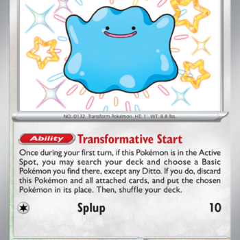Ditto Shiny rare (201/91) Paldean Fates