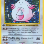Chansey Rare (3/102) base set – 1st edition [NL]