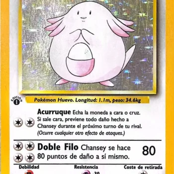 Chansey Rare (3/102) base set – 1st edition [ES]