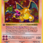 Charizard Rare (4/102) base set - 1st edition [NL]