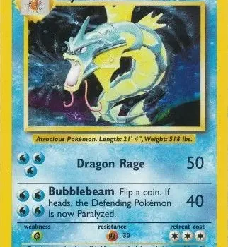 Gyarados Rare (6/102) Base Set Unlimited - GD