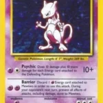 Mewtwo Holo Rare (10/102) Base set - GD