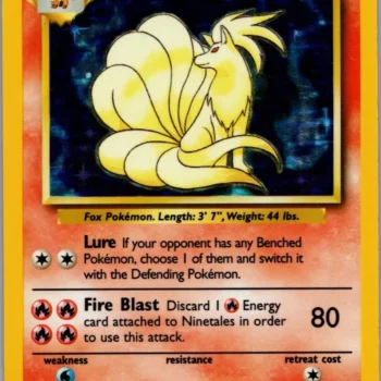 Ninetales Rare (12/102) Base Unlimited - LP