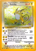 Raichu Rare (14/102) base set – 1st edition [NL]