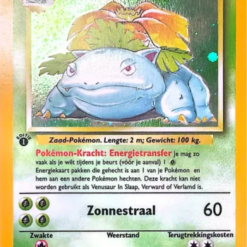 Venusaur Rare (15/102) base set – 1st edition [NL]