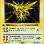 Zapdos Rare (16/102) base set – 1st edition [NL]