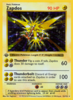 Zapdos Rare (16/102) base set – 1st edition [NL]