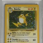 Raichu Rare Holo PSA 9 (14/102) base1