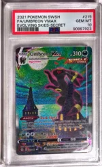 Umbreon VMAX Rare Rainbow (215/203) Evolving Skies PSA 10