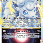 Alolan Vulpix VSTAR Rare Holo VSTAR (034/195) Silver Tempest