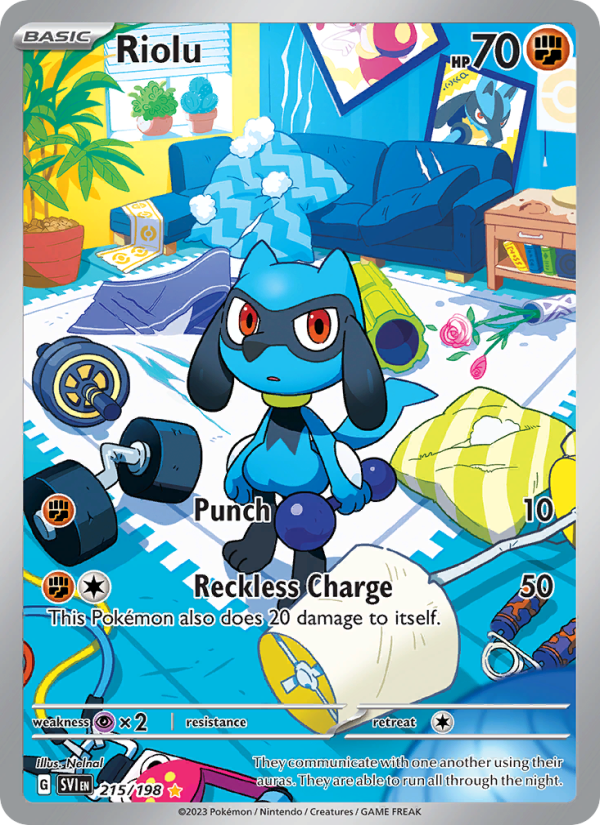 5743-sv01-215-Riolu-Illustration-rare-215-198-sv01 Riolu Illustration rare (215/198) sv01 - Afbeelding 1