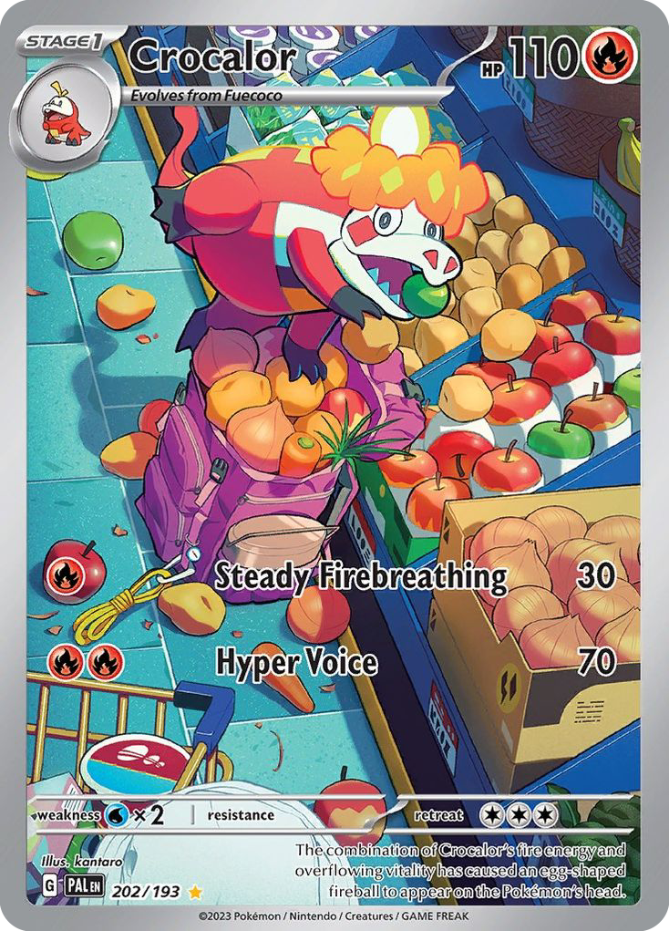 7719-sv02-202-Crocalor-Illustration-rare-202-193-Paldea-Evolved-1 Crocalor Illustration rare (202/193) Paldea Evolved - Afbeelding 1