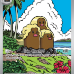 Alolan Dugtrio Illustration rare (208/191) Surging Sparks