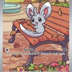 Minccino Illustration rare (152/86) Black Bolt